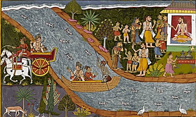 Ramayana Summary – Lakshmana leaves Sita at Ashrama of Valmiki.