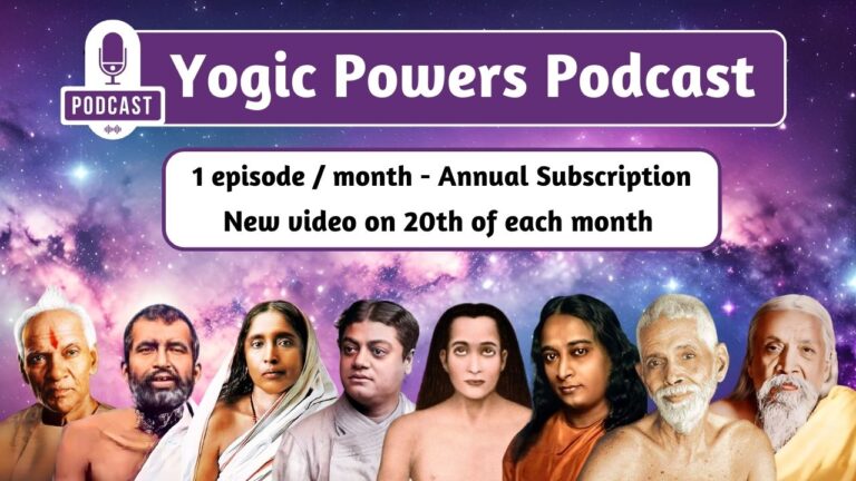 Yogic Power Podcast - Discover the Spiritual Experiences Bestowed by God-realized sages upon their disciples