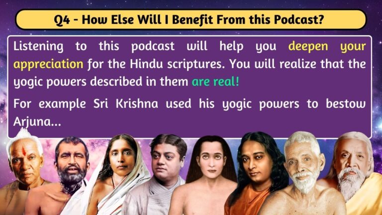 Yogic Powers Podcast - How do I know my spiritual experiences are genuine? Discover by listening to authentic stories from lives of God-realized gurus.